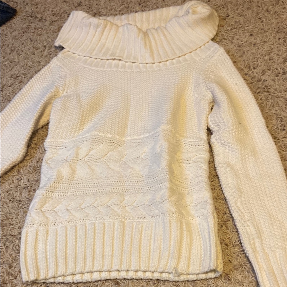 Cozy Cream Turtleneck Sweater
